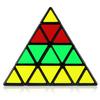 Qiyi 4x4x4 Pyramid Speed Cube QIYI Pyramid 4x4 Puzzle Magic 4x4 Puzzle Pyramid Cube Children Education Toys