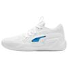 Court Rider Fashion Versatile Non-Slip Durable Breathable Low-Top Basketball Shoes Men Sneaker White Blue 378051-03