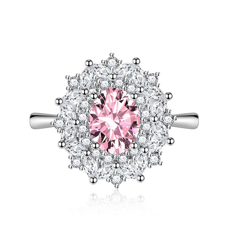 BELLA BOX Opening Resizable Rings For Women Zircon Engagement Party Fine Jewelry Gift