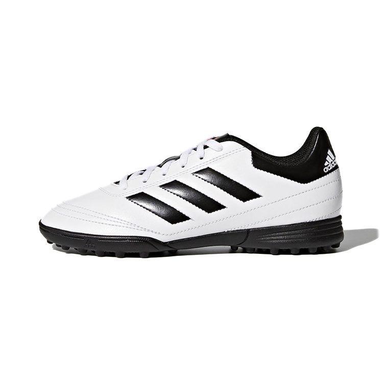 adidas VI TF Удобные Круглый Носок Амортизация, Износостойкие Низкие Футбольные Бутсы Черно-Белые Детские AQ4305