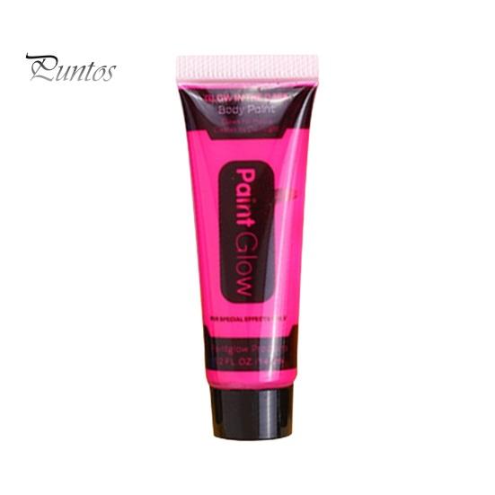 14.2 мл УФ-неоновая краска для лица, светящаяся в темноте, флуоресцентная краска на водной основе, смываемая, для детей, взрослых, музыкальных фестивалей, вечеринок, косплея, макияжа для тела