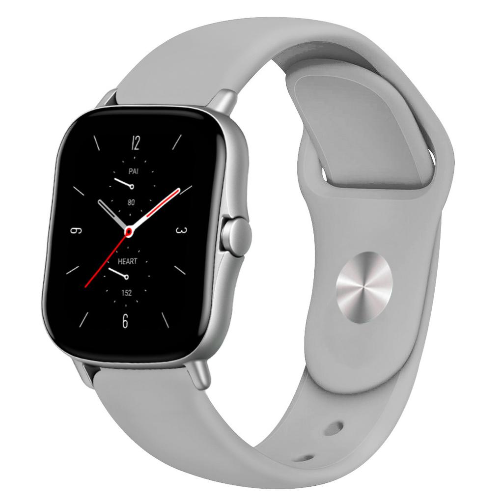20 мм/22 мм ремешки для часов для Amazfit GTS 4/3/2/2e/Mini/GTR 42 мм/GTR 4/3 Pro Силиконовый браслет Amazfit helio/balance 2 bip 5 6 ремешок