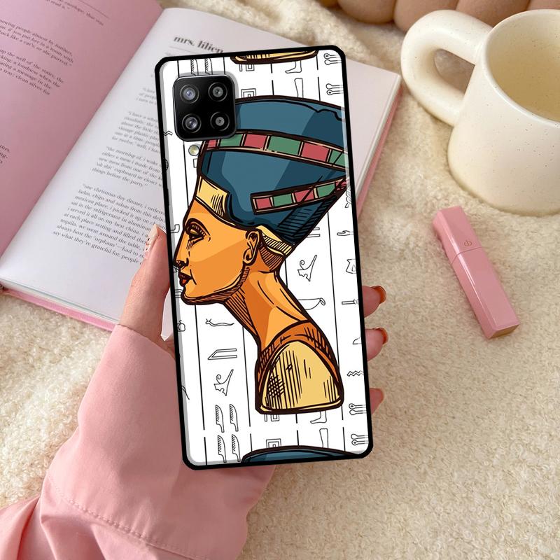 Египет Нефертити Анх Для Samsung Galaxy A56 A54 A34 A14 A06 A16 A26 A36 A12 A32 A52 A13 A33 A53 A15 A35 A55 Чехол
