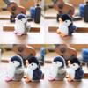 Penguin Plush Soft Keychain Adorable Grey Black Cartoon Doll Bag Accessory