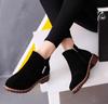 Shoelife Fashion Korean Version of Martin Boots Female Side Zipper Boots Women's Low Shoes School Wind