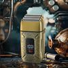 Мужской электрический триммер для бороды с 3 головками, сетка для бритья, бритва для лысины, моющаяся для всего тела