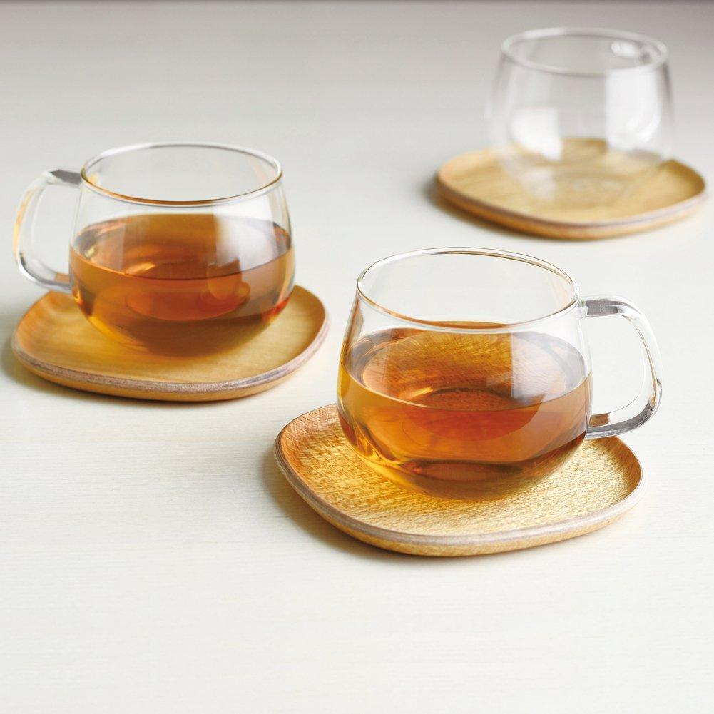 Kinto Кружка UNITEA 450 мл м Безопасное термостойкое стекло Подарок 8291 Можно мыть в посудомоечной машине/микроволновой печи