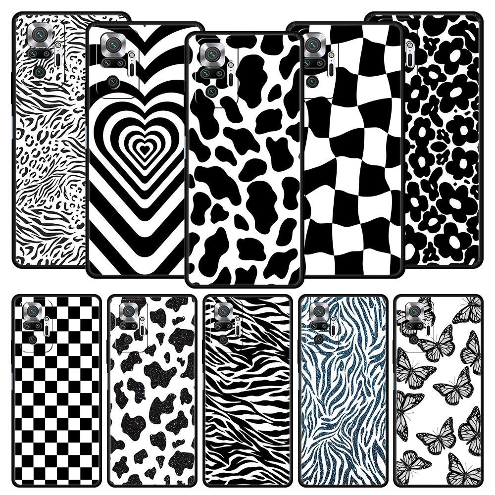 Чехол для телефона с рисунком коровы-зебры для Xiaomi Redmi Note 12 5G 11 10 Pro Plus 9S 9 8 7 9T 8T 10C 9C 9A 5G K50 игровой силиконовый чехол