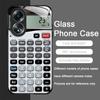 Забавный чехол для телефона из закаленного стекла с рисунком калькулятора для OPPO Realme 13 Pro Plus 12 11 10 9i C55 X7 GT Neo 2 3T Жесткий чехол