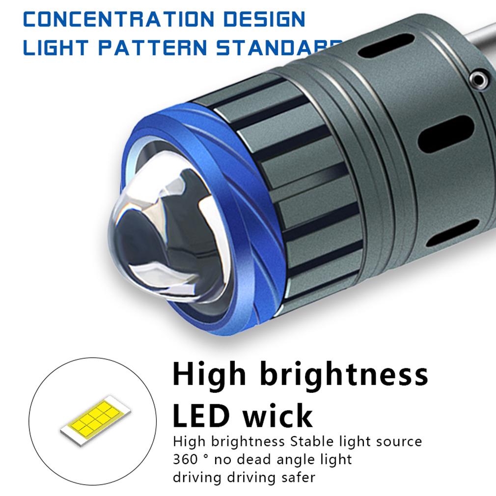 1 шт. 20000 лм Мотоциклетная фара H4 LED BA20D H6 Турбо лампа Ближний/дальний свет Мотоциклетная CSP LED Проекторная линза Лампа для мотоцикла Белый Желтый 6000K 3000K