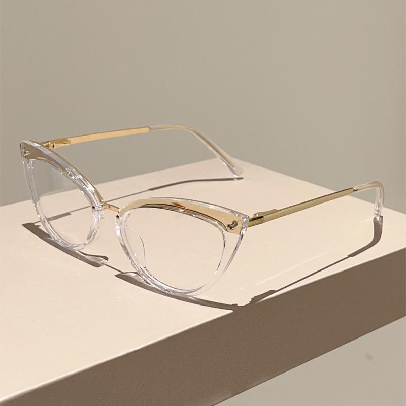 Винтажные очки «кошачий глаз» женские стильные оправы конфетного цвета, блокирующие синий свет, оптические оправы, модный брендовый дизайн