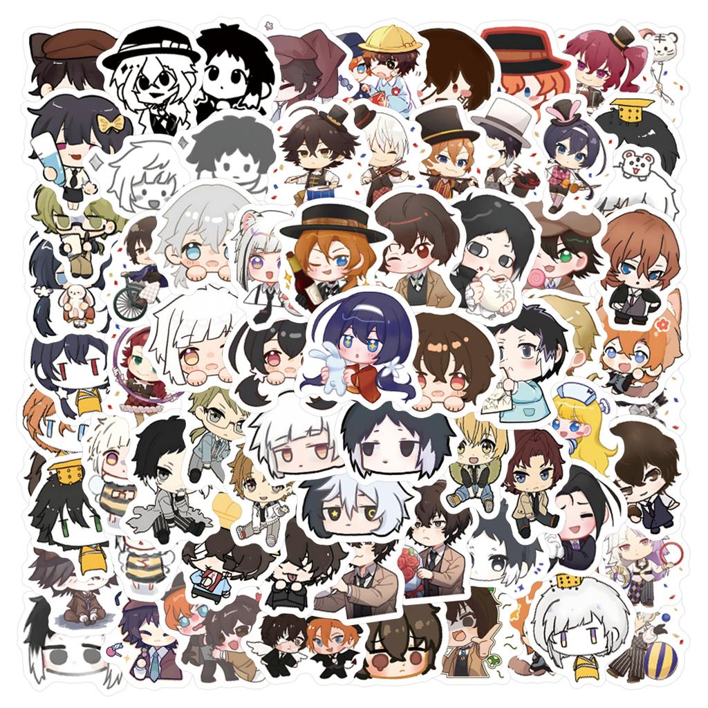 105 New Styles of Wenhao Wild Dog Q-version Graffiti Stickers Decorate Refrigerator Skateboard DIY Personalized Stickers