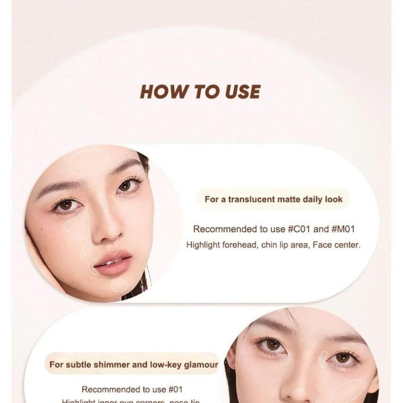 Judydoll - Shimmery Highlighting Powder - 4 Colors