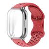 Ремешок+Чехол для Xiaomi Redmi Watch 5 active 5 Lite Защита Полное Покрытие Экрана ТПУ Мягкий Корпус и Силиконовый Дышащий Спортивный Ремешок