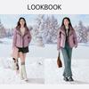 Женская объемная куртка Xiangying с воротником-стойкой, 90% утиного пуха