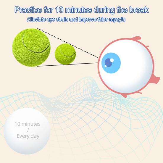 Забавная эластичная игрушка для тренировки зрения с мячом, браслет для ежедневного использования, надувной мяч, обучающая игрушка для улицы