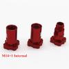 Red M14 X 1.0mm Internal Thread Adapter For Spray Gun Cup Pot Joints Connector