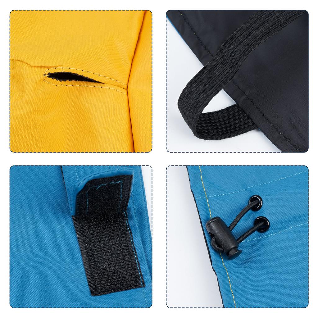 Куртка для собак, водонепроницаемая водолазка, светоотражающий уличный плащ для маленьких, средних и больших собак