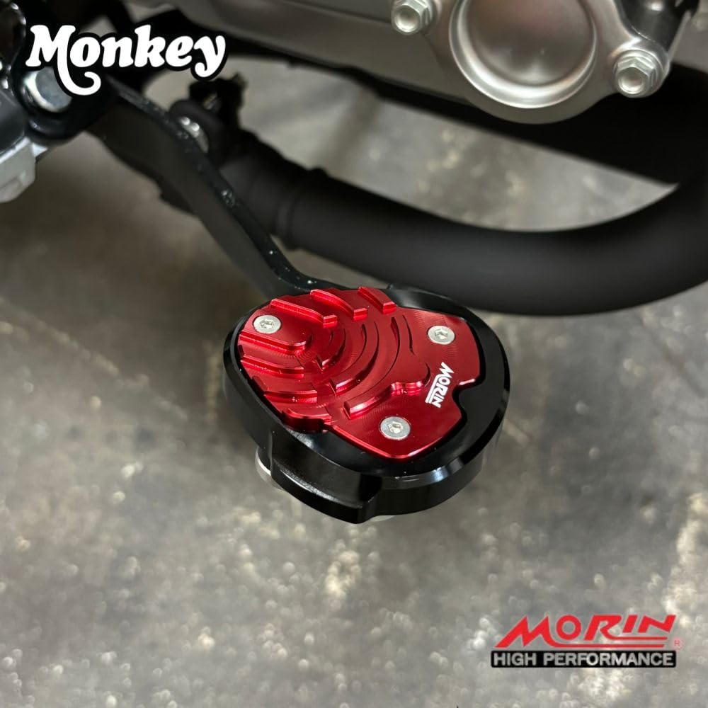 Накладка на педаль тормоза MORIN RACING для Honda Monkey 125 / Накладка на педаль тормоза для HONDA Monkey125 JB02 JB03 JB05 (SilverxBlue)