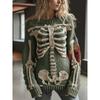 Womens Fall Winter Soft Floral Knit Sweater Round Neck Long Sleeve Outerwear Innerwear