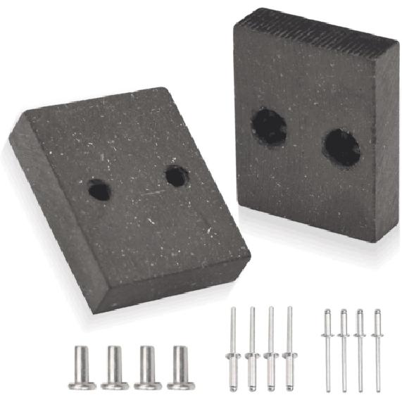 2 Pack 761-05007 Deck Brake Pad - by Ohoho - Compatible with MTD Troy Bilt...