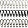 10/20/30pcs Lobster Clasp Buckle Keychian Mini Carabiners Outdoor Camping Hiking Buckles Alloy Spring Snap Hooks Keychains Tool