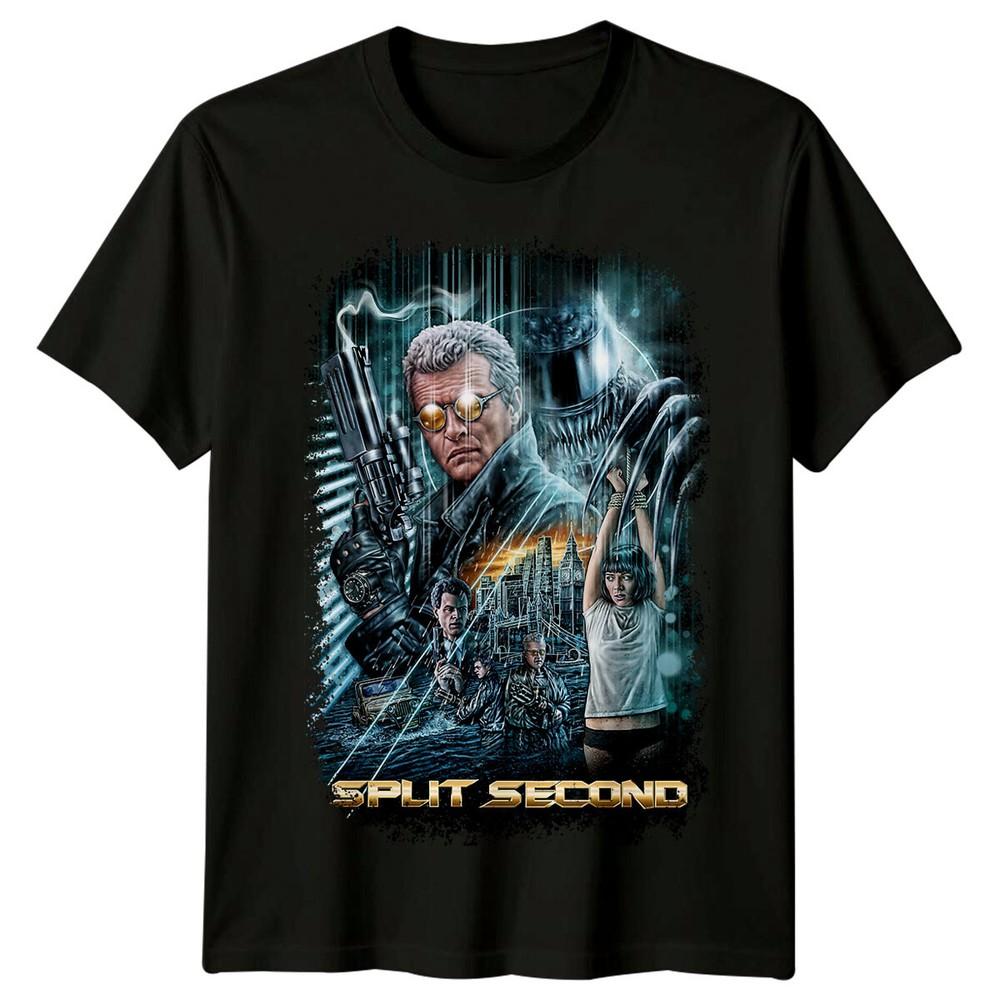 Split Second (1992) Movie Poster Inspired T-Shirt Retro 90s Tee Unisex