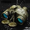10x50 HD High Magnification Waterproof Binoculars with Compass Military Nautical Hunting Powerful Binoculars