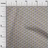 oneOone Cotton Flex Dark Peach Orange Fabric Leaves & Floral Block Sewing Craft Projects Fabric Prints By Yard 40 Inch
