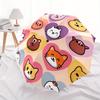 1pc Cute Animal Faces Automatic Open/close Folding Umbrella, Compact Portable Travel Umbrella,Cute Umbrella, Durable Construction yy250804120