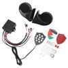 Electronic Horn System 12V 150dB Alarm Sound Remote Control Universal Fit for Car Sedan Truck SUV
