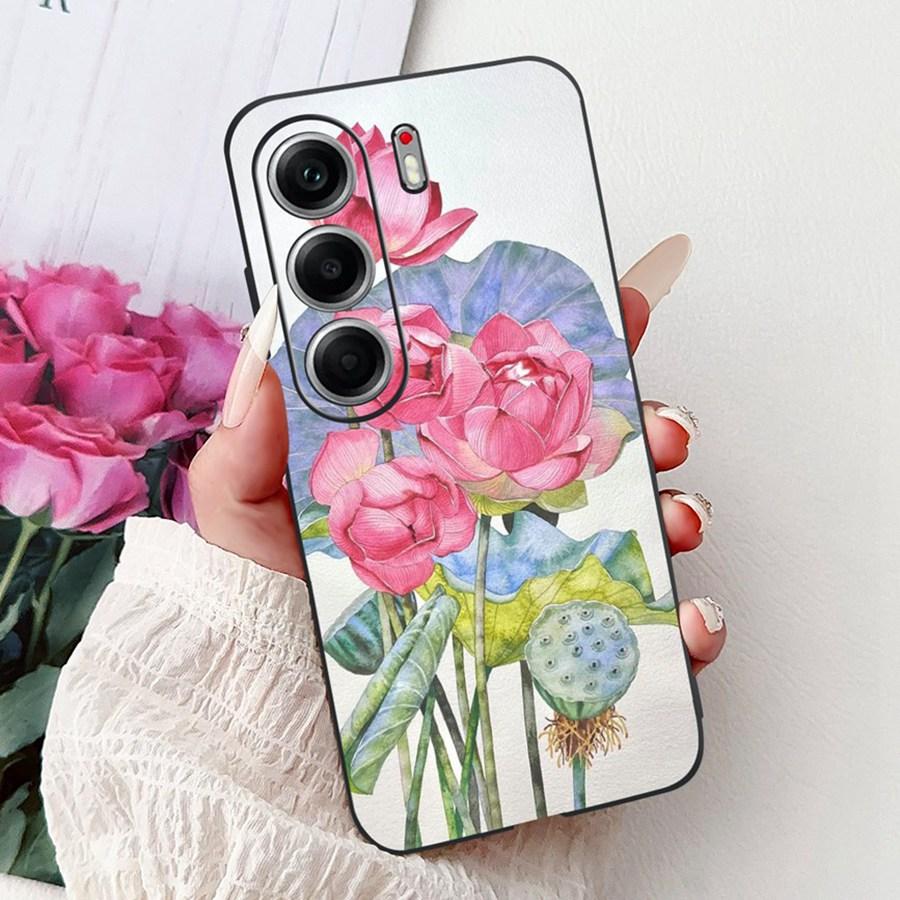 Чехол для Tecno Camon 40 Pro 5G CM7 Милый Кот Крутой Расписной Мягкий Силикон ТПУ Задняя Крышка Для Tecno Camon40 Camon 40Pro Чехлы для Телефона