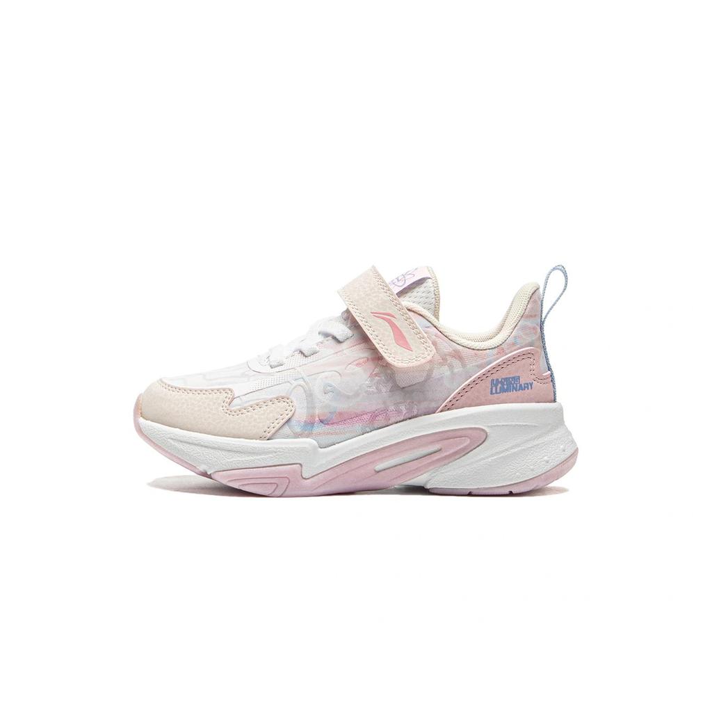 Li Ning Kids Night Elf 4 Sports Lifestyle Comfortable Lightweight Slip Resistant Shock Absorbing Durable Waterproof Low Top Outdoor Shoes YKNU072-12