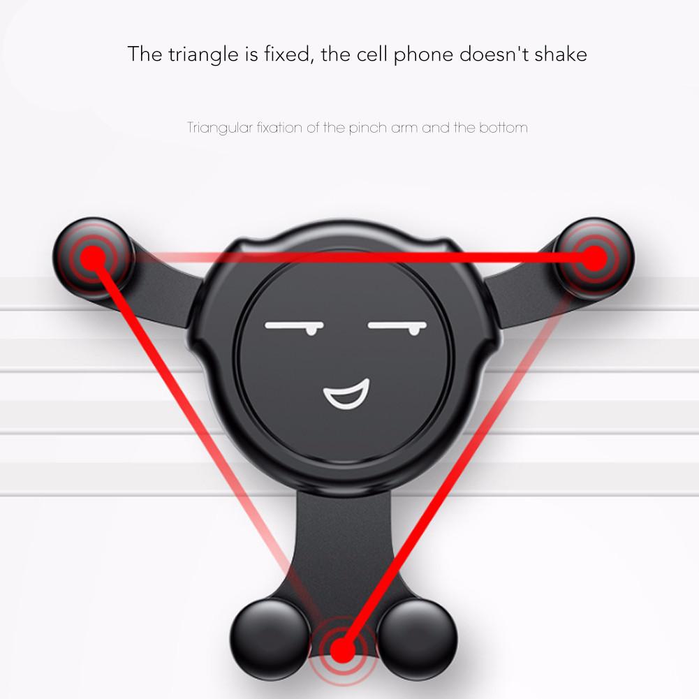 2pcs Emoji car phone holder