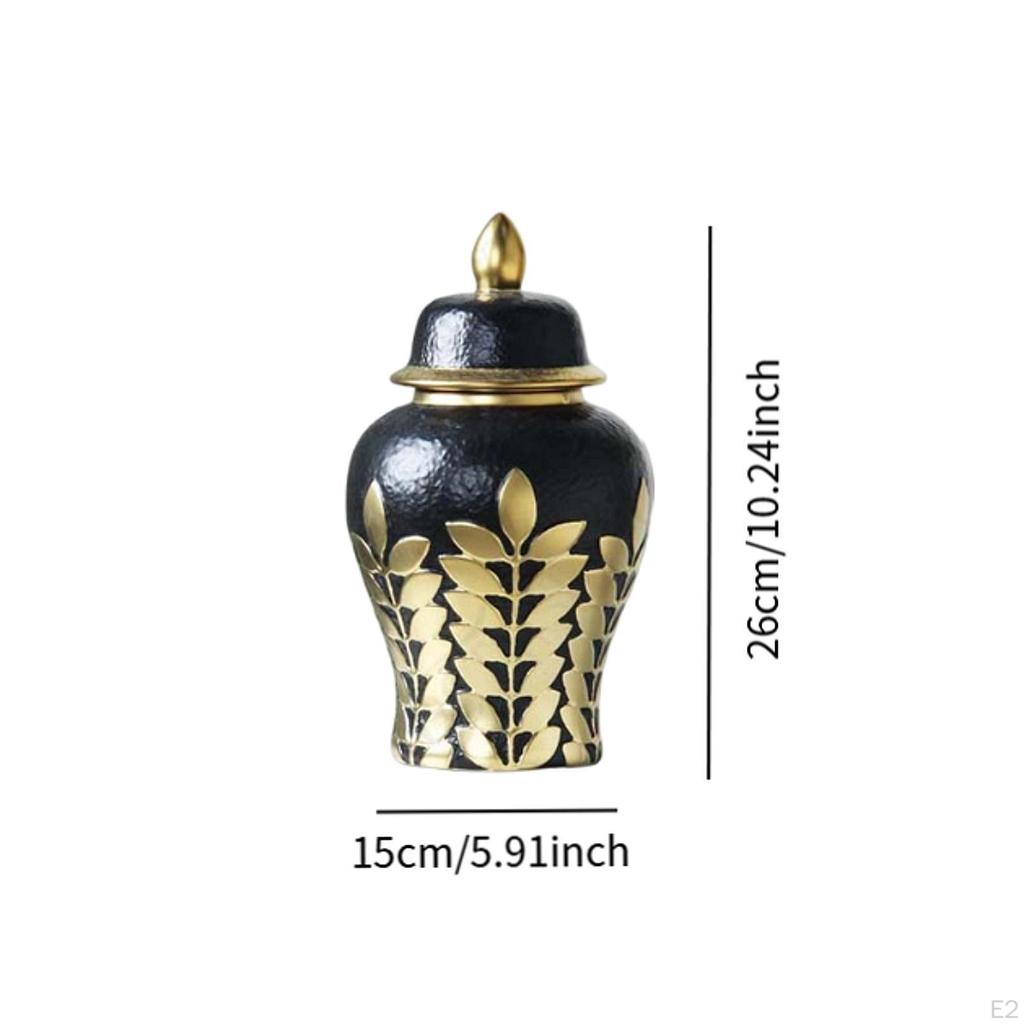 Керамическая банка для имбиря, центральный элемент стола, памятный подарок, предмет искусства, ремесла, контейнер для хранения, ваза для цветов