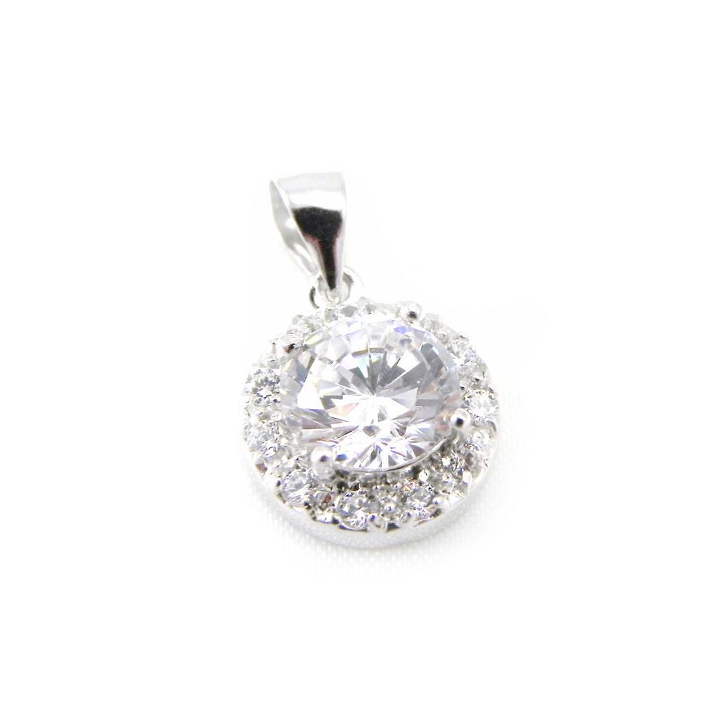 Les Trésors De Lily [G9407] — Белый серебряный кулон «Богиня»