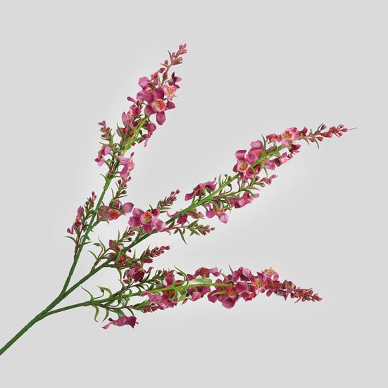 Многофункциональный цветок с 3 головками, искусственный шелковый цветок, домашние реалистичные искусственные мятные цветы для свадьбы