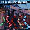 Solar Laser Wind Chime Lights Solar Powered Disco Ball Lamp Landscape Courtyard Lights Waterproof Outdoor Decorative Lamp