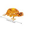 Woven Aluminum Wire Tortoise Figurine Model Turtle Retro Ornaments  Desktop Decorative