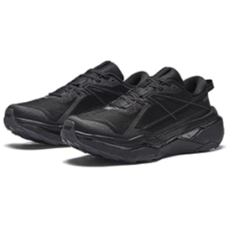 Anta Falcon 2 Удобные Модные Нескользящие Износостойкие Кроссовки с Низким Верхом Женские кроссовки Черные Серые 122445502A-4