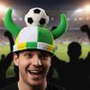 One Size Fits Most Soccer Fan Horn Hat Carnival Party Headwear  Theme Party Props