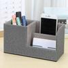Leather Makeup Brush Holder Stationery Storage Pen Container Light Luxury Brush Pot