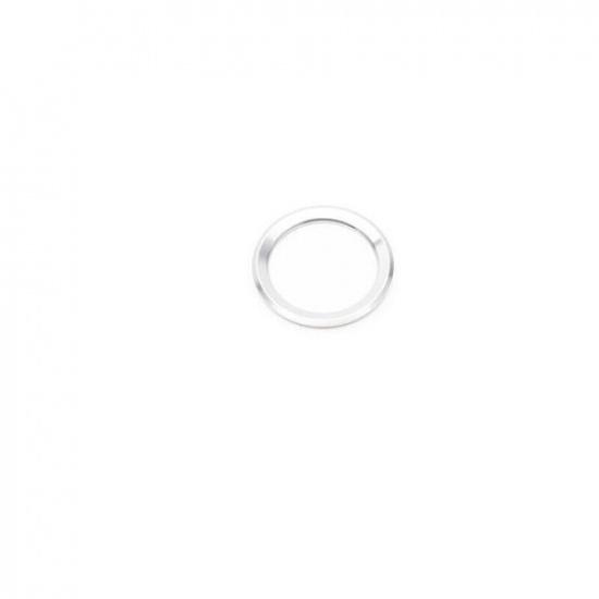18-22 Silver Aluminum For BMW 5 Series Ring Cover Panel Trim Steering Wheel Horn