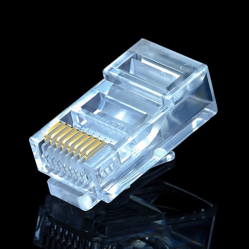 Экранированный разъем RJ45 Cat 6A/5E для гигабитной сети, широкополосного доступа и телефона