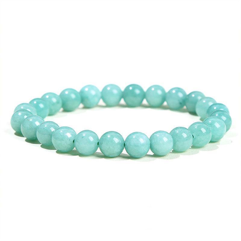 Браслет из натурального хрустального агата с тигровым глазом - стильные круглые бусины, украшения унисекс