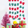 Green Christmas Tree Hanging Garland Hanging Backdrop Decor  New Year Party Decoration