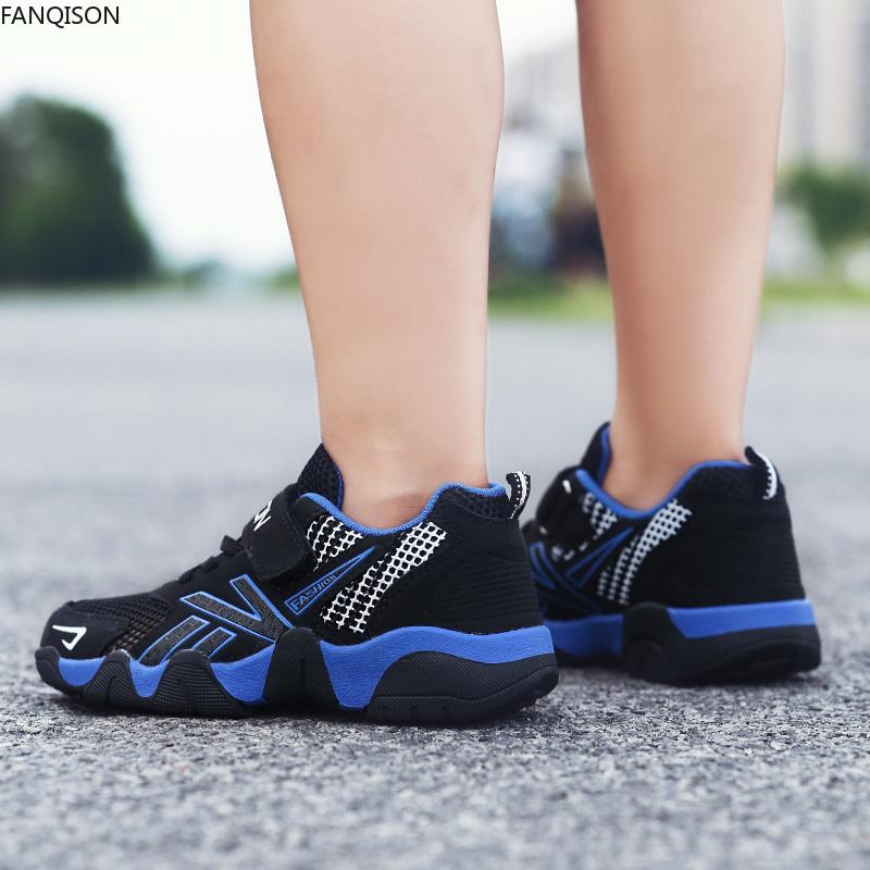 Детская обувь Спортивная обувь для мальчиков Сетчатая обувь для мальчиков Средняя и большая повседневная обувь для мальчиков для мальчиков Обувь для мальчиков