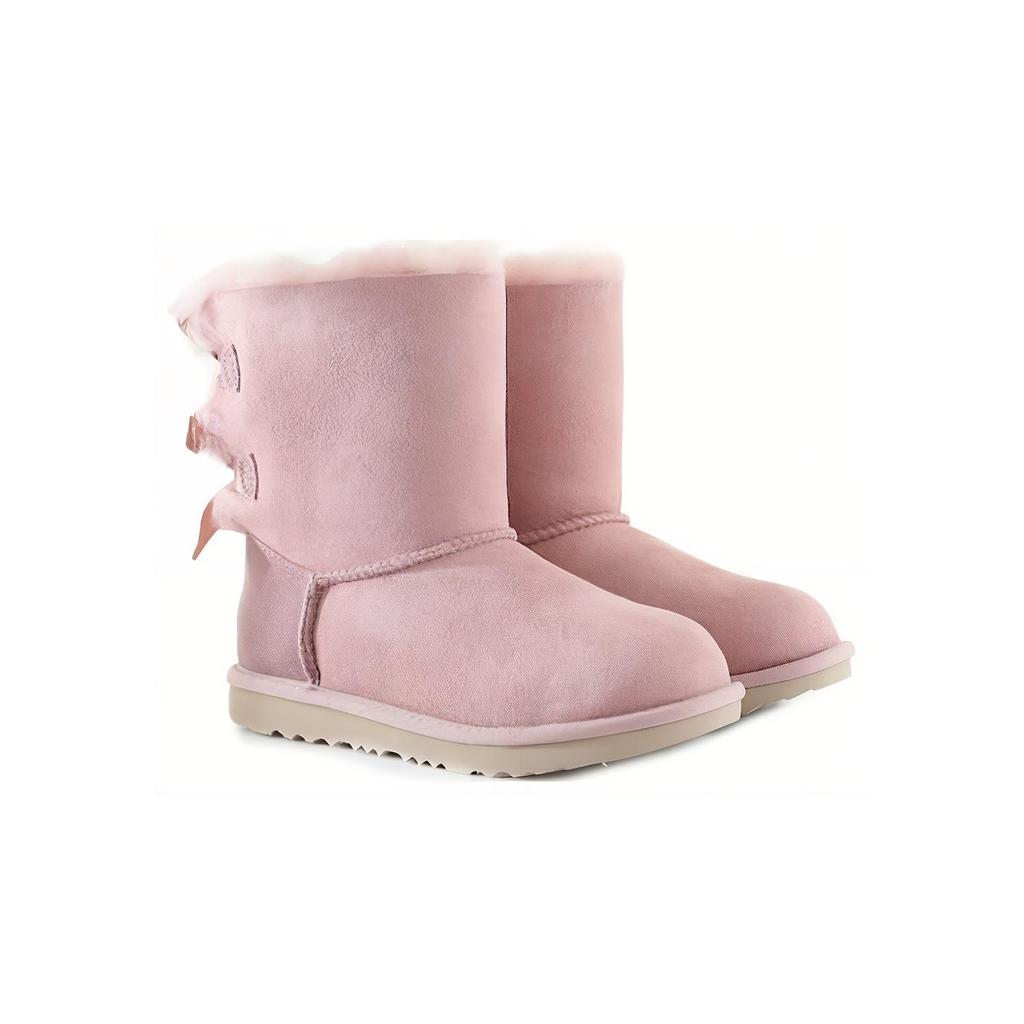 (PS) Детские ботинки UGG Bailey Bow II 'Розовые' 1017394T-PCRY
