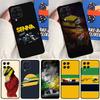 Чехол для телефона Ayrton Senna F1 для Samsung Galaxy M31 M51 M33 M13 M23 M53 M15 M55 M14 M34 M54 M20 M30s M32 M52