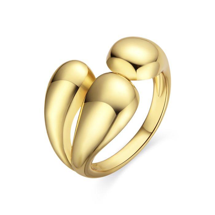 Bague - LUXENTER - Ruven - Or jaune 18 carats - Largeur 14,6 mm - Femme